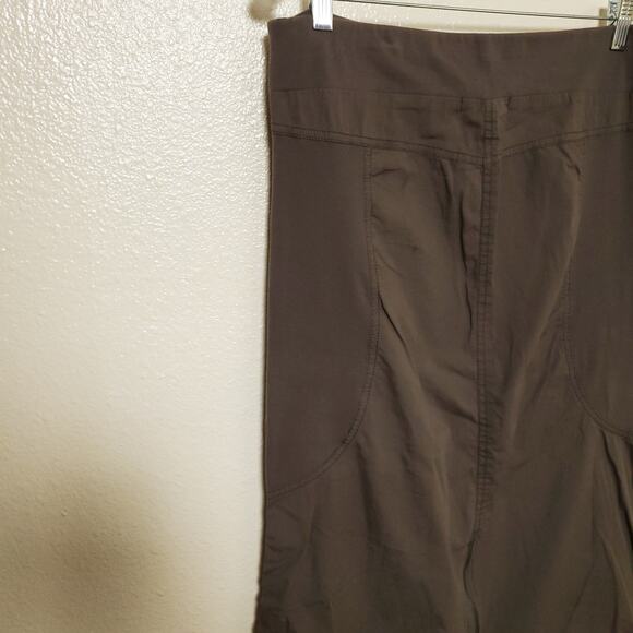 XCVI Lagenlook Mocha Mousse Baggy Midi Skirt Gorpcore - Picture 6 of 9